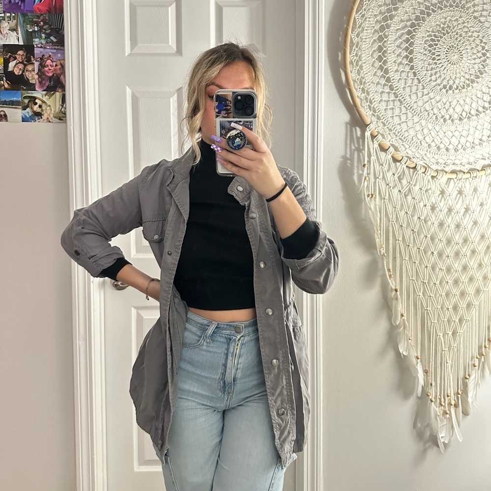 Deep Blue Utility Jacket